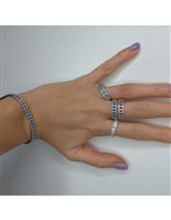 Pulsera Damiani Mujer Belle Epoque in Oro blanco Zaffiro 1.87 Ct 20061343 - 20061343